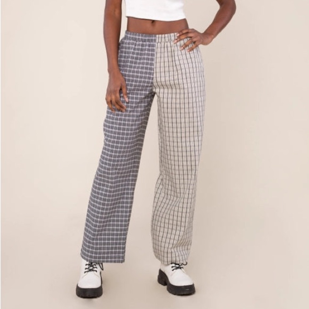 NLT Colorblock Plaid Pant